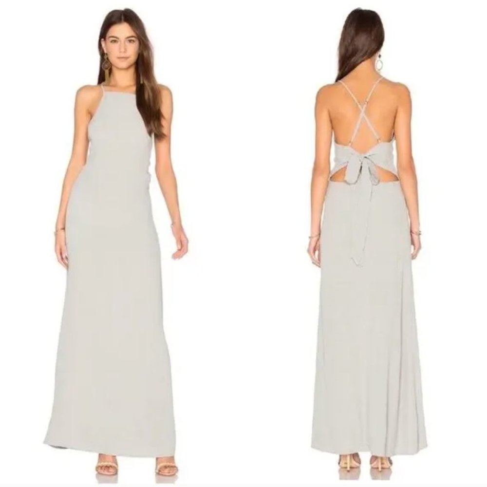 Flynn Skye Adaline Maxi Dress - (Grey Size M)